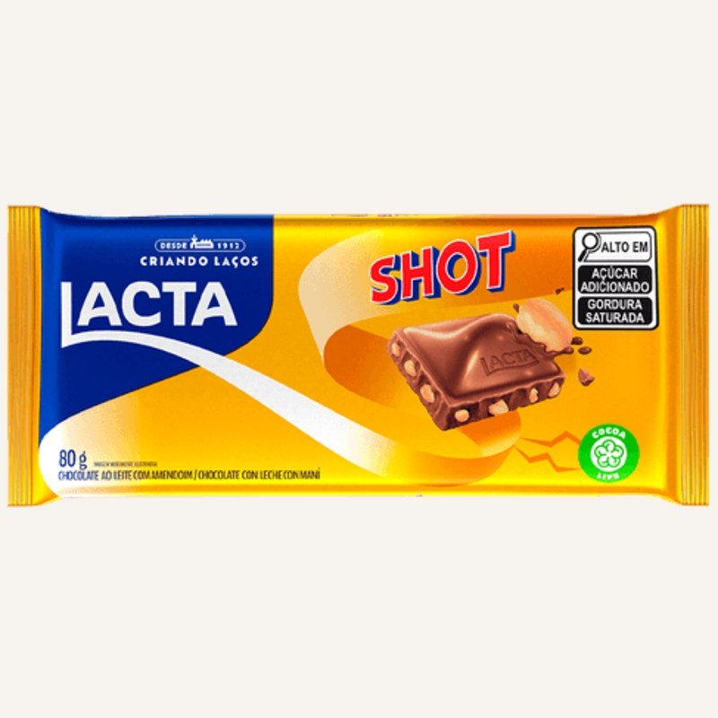 BARRA LACTA SHOT 80G