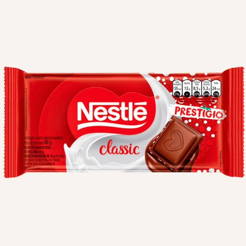 BARRA NESTLE CLASSIC PRESTIGIO 80G
