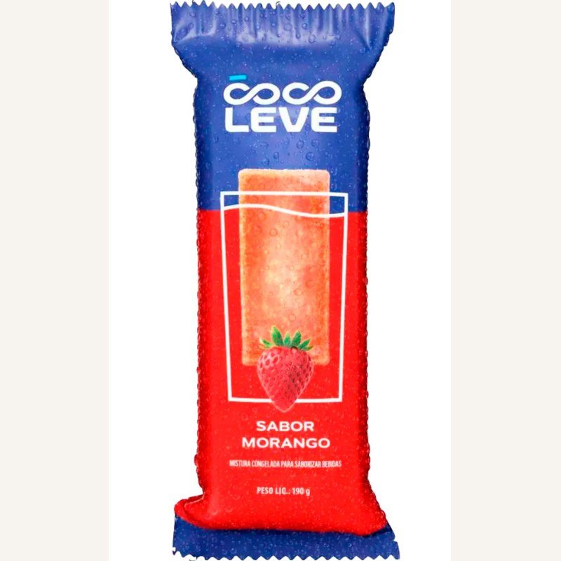 GELO COCO LEVE - MORANGO 190G