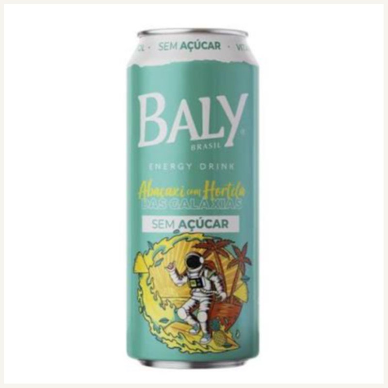 BALY 473ML ABACAXI C/ HORTELA SEM AÇUCAR