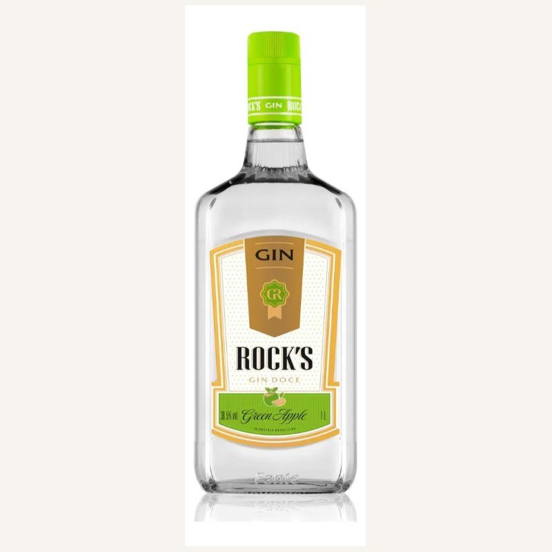 GIN ROCKS MAÇA VERDE 1LT