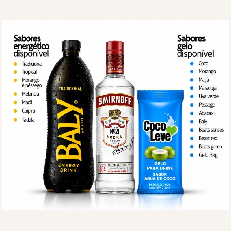 KIT SMIRNOFF + BALY 2LT
