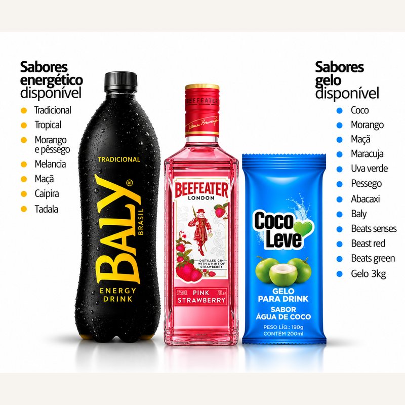 KIT BEEFEATER PINK + BALY 2LT