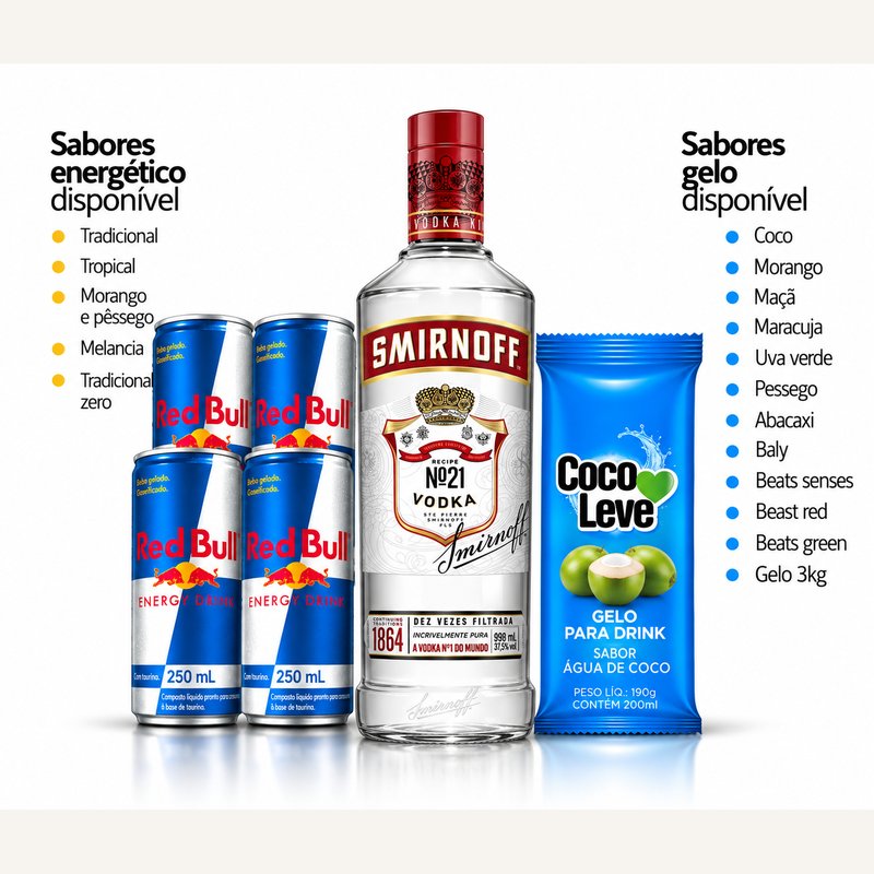 KIT SMIRNOFF + RED BULL LATA