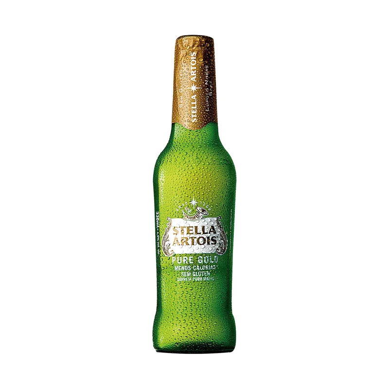 CERVEJA STELLA ARTOIS PURE GOLD LONG NECK 330ML